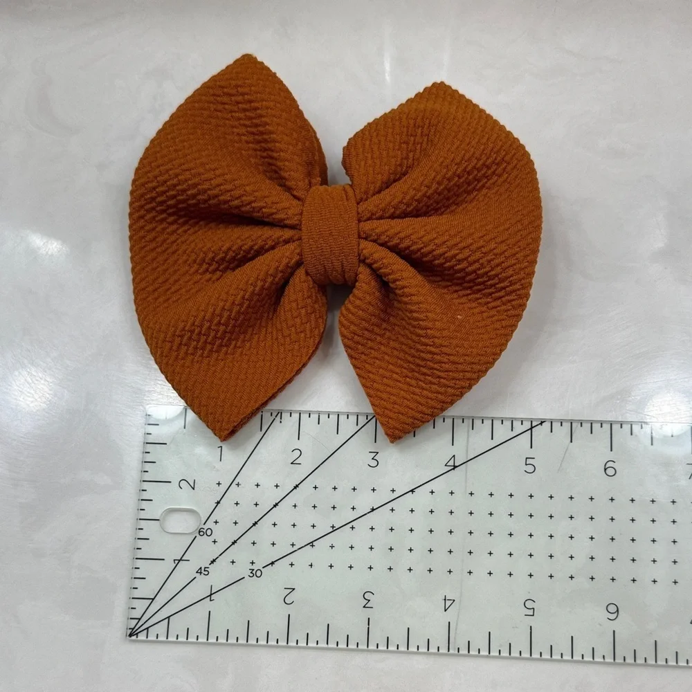 Leopard, Pumpkin, Christmas, and Orange Handcrafted Bow Set